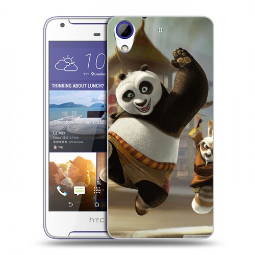 Дизайнерский пластиковый чехол для HTC Desire 830 Кунг-Фу Панда
