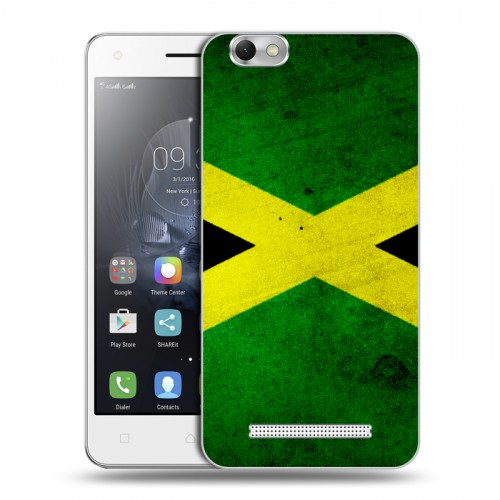Дизайнерский силиконовый чехол для Lenovo Vibe C Флаг Ямайки
