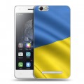 Дизайнерский силиконовый чехол для Lenovo Vibe C Флаг Украины