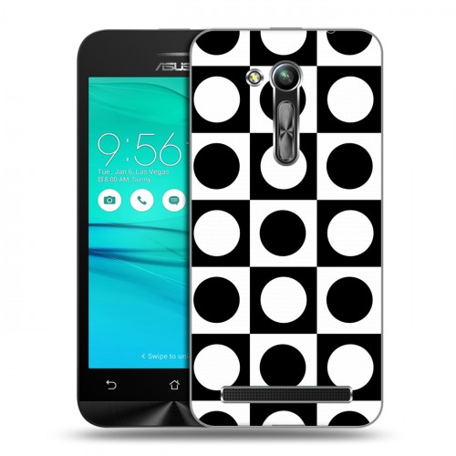 Дизайнерский пластиковый чехол для ASUS ZenFone Go 4.5 ZB452KG Черно-белые фантазии