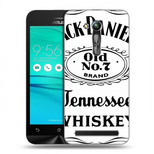 Дизайнерский пластиковый чехол для ASUS ZenFone Go 4.5 ZB452KG Jack Daniels