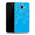 Дизайнерский пластиковый чехол для Samsung Galaxy C5 Потекшие краски