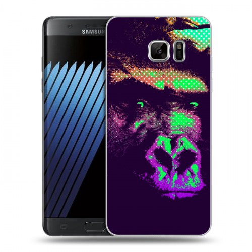 Дизайнерский пластиковый чехол для Samsung Galaxy Note 7 Животный поп-арт
