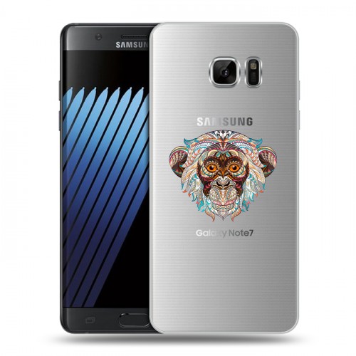 Дизайнерский пластиковый чехол для Samsung Galaxy Note 7 Животный арт 4