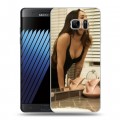 Дизайнерский пластиковый чехол для Samsung Galaxy Note 7 меган фокс