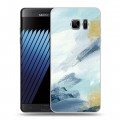 Дизайнерский пластиковый чехол для Samsung Galaxy Note 7 Мазки краски