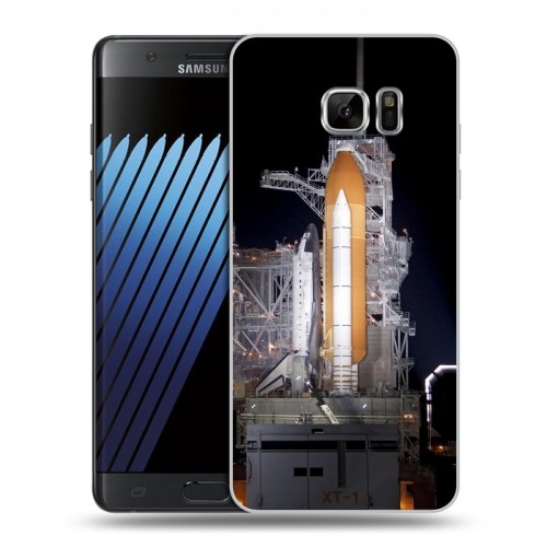 Дизайнерский пластиковый чехол для Samsung Galaxy Note 7 Космодром
