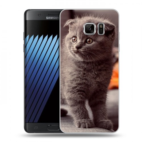 Дизайнерский пластиковый чехол для Samsung Galaxy Note 7 Котята