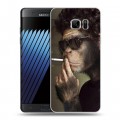 Дизайнерский пластиковый чехол для Samsung Galaxy Note 7 Обезьяны