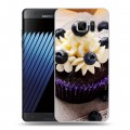 Дизайнерский пластиковый чехол для Samsung Galaxy Note 7 Кексы