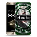 Дизайнерский пластиковый чехол для Asus ZenFone 3 Deluxe Heineken