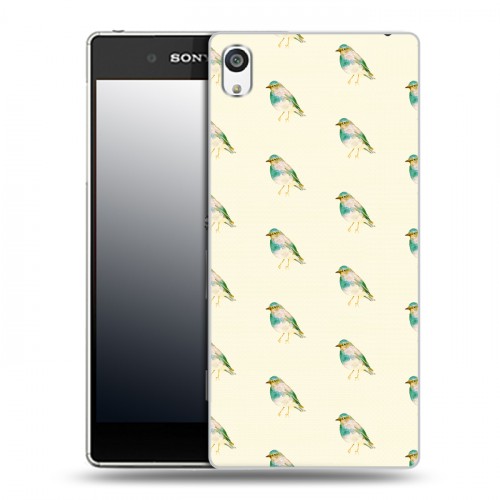 Дизайнерский пластиковый чехол для Sony Xperia E5 Пастельные узоры