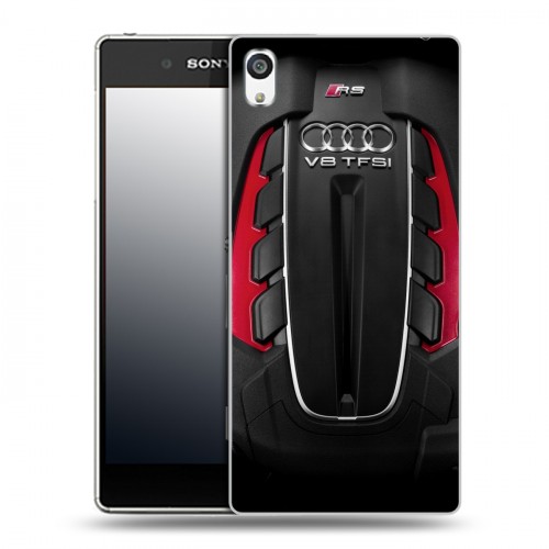 Дизайнерский пластиковый чехол для Sony Xperia E5 Audi