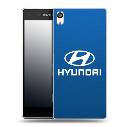 Дизайнерский пластиковый чехол для Sony Xperia E5 Hyundai