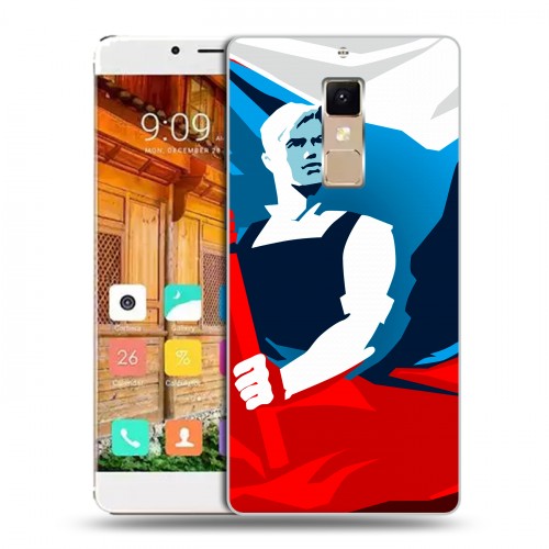 Дизайнерский пластиковый чехол для Elephone S3 Российский флаг