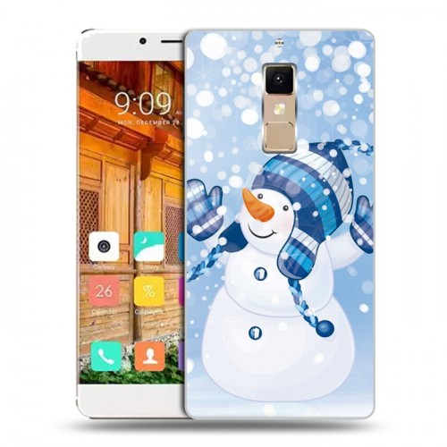 Дизайнерский пластиковый чехол для Elephone S3 Снеговики