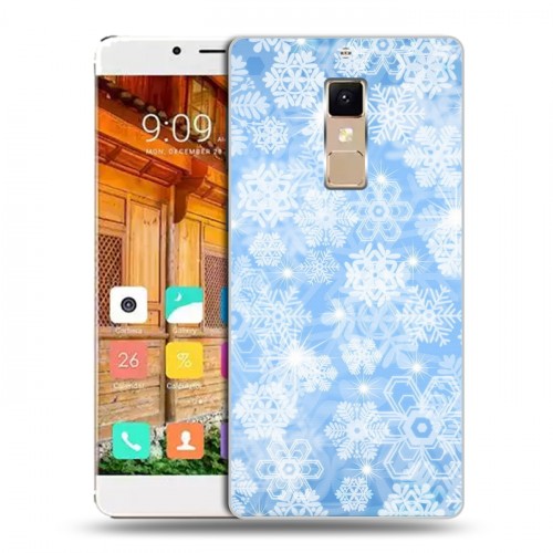 Дизайнерский пластиковый чехол для Elephone S3 Снежинки