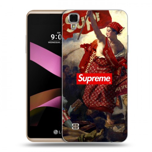 Дизайнерский силиконовый чехол для LG X Style Супер стиль