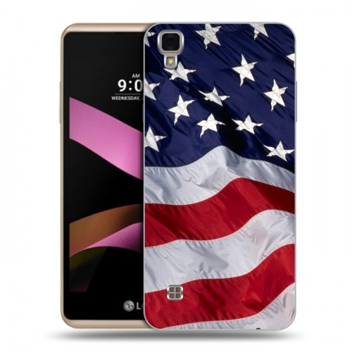 Дизайнерский пластиковый чехол для LG X Style Флаг США