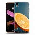 Дизайнерский пластиковый чехол для LG X Style Апельсины
