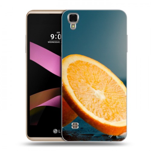 Дизайнерский пластиковый чехол для LG X Style Апельсины
