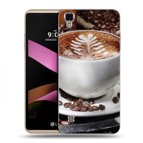 Дизайнерский пластиковый чехол для LG X Style Кофе напиток