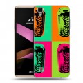 Дизайнерский пластиковый чехол для LG X Style Coca-cola