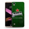 Дизайнерский пластиковый чехол для LG X Style Heineken