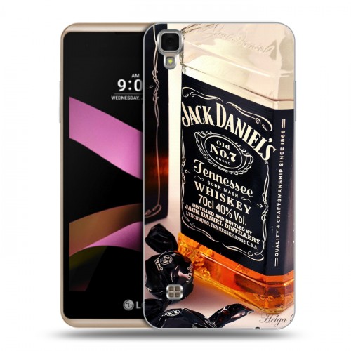 Дизайнерский силиконовый чехол для LG X Style Jack Daniels
