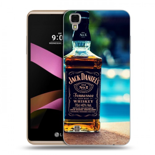 Дизайнерский пластиковый чехол для LG X Style Jack Daniels