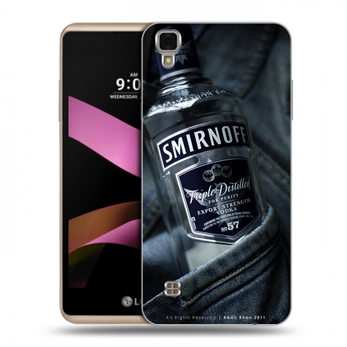 Дизайнерский пластиковый чехол для LG X Style Smirnoff
