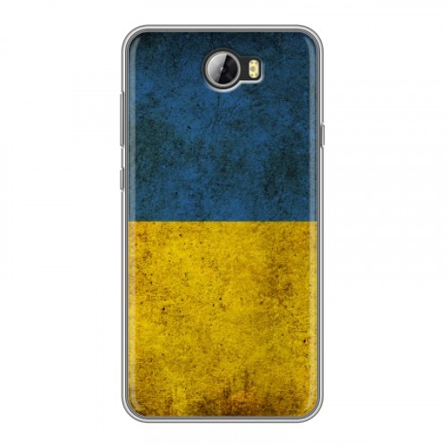 Дизайнерский силиконовый чехол для Huawei Y5 II флаг Украины