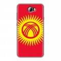 Дизайнерский силиконовый чехол для Huawei Y5 II флаг Киргизии