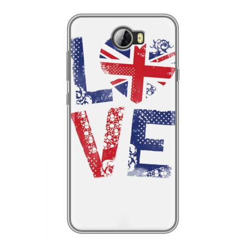 Дизайнерский силиконовый чехол для Huawei Y5 II British love