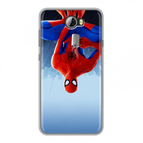 Дизайнерский силиконовый чехол для Huawei Y5 II Человек-паук : Через вселенные