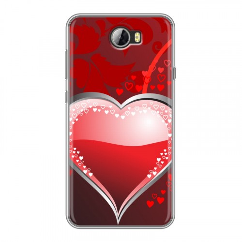 Дизайнерский силиконовый чехол для Huawei Y5 II День Святого Валентина