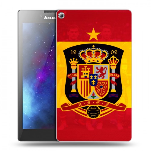 Дизайнерский силиконовый чехол для Lenovo Tab 2 A7-20 флаг Испании