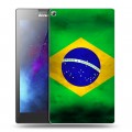 Дизайнерский силиконовый чехол для Lenovo Tab 2 A7-20 Флаг Бразилии