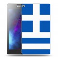 Дизайнерский силиконовый чехол для Lenovo Tab 2 A7-20 Флаг Греции