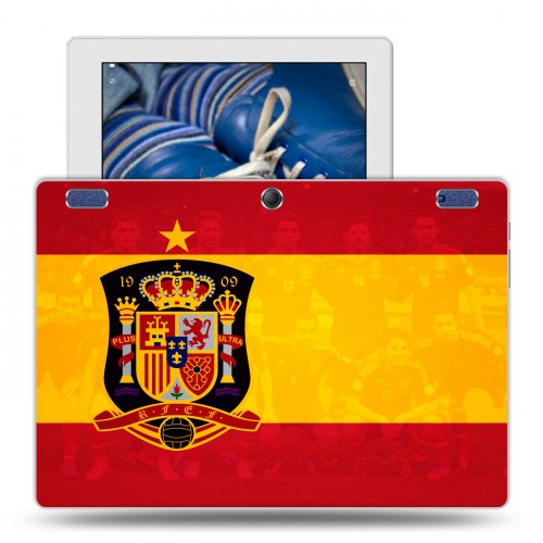 Дизайнерский силиконовый чехол для Lenovo Tab 2 A10-30 флаг Испании