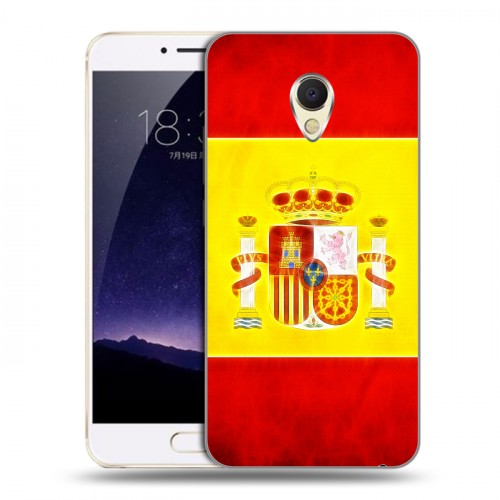 Дизайнерский пластиковый чехол для Meizu MX6 флаг Испании