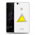 Полупрозрачный дизайнерский пластиковый чехол для Huawei Honor Note 8 Абстракции 1