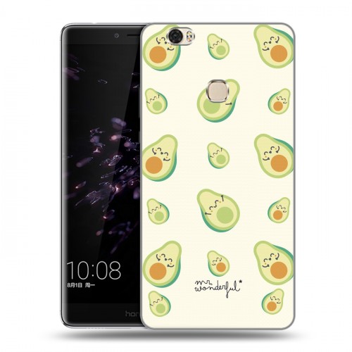Дизайнерский пластиковый чехол для Huawei Honor Note 8 Веселое авокадо