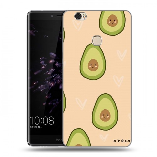 Дизайнерский пластиковый чехол для Huawei Honor Note 8 Веселое авокадо