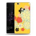 Дизайнерский пластиковый чехол для Huawei Honor Note 8 Цветы кимоно