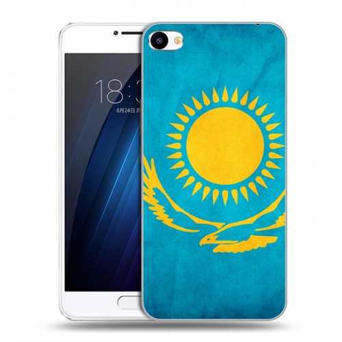 Дизайнерский пластиковый чехол для Meizu U20 Флаг Казахстана
