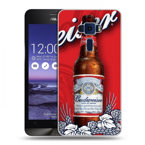 Дизайнерский пластиковый чехол для Asus ZenFone 3 5.2 Budweiser