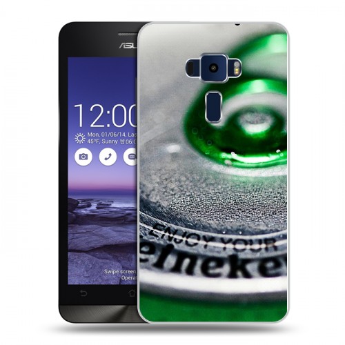 Дизайнерский пластиковый чехол для Asus ZenFone 3 5.2 Heineken