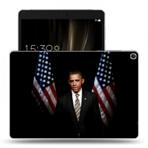 Дизайнерский силиконовый чехол для ASUS ZenPad 3S 10 Барак Обама