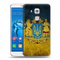 Дизайнерский пластиковый чехол для Huawei Nova Plus Флаг Украины